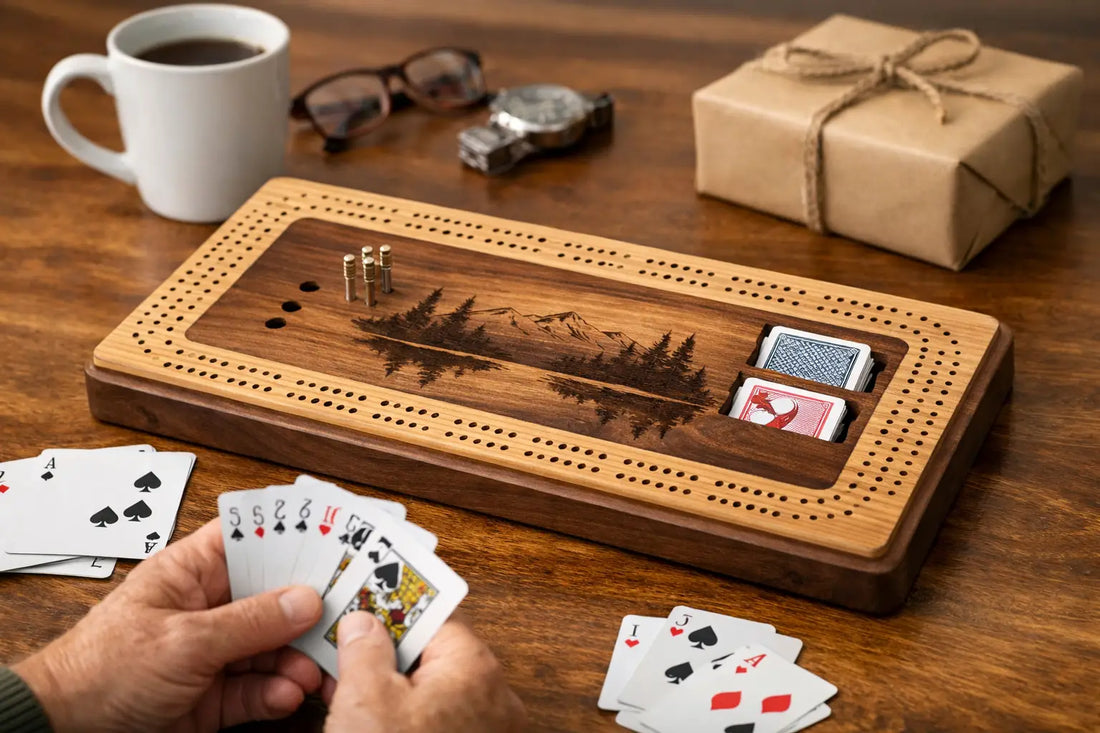 Custom Cribbage Gift for Retirees That Lasts