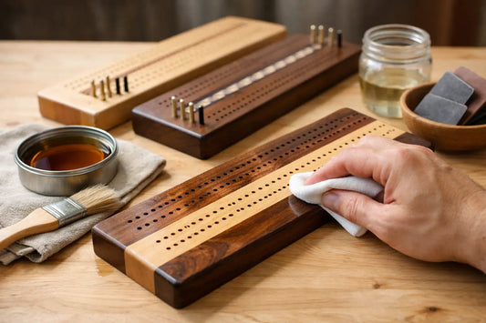 How to Finish Wooden Cribbage Boards