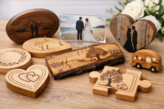 9 Custom Wedding Cribbage Board Examples