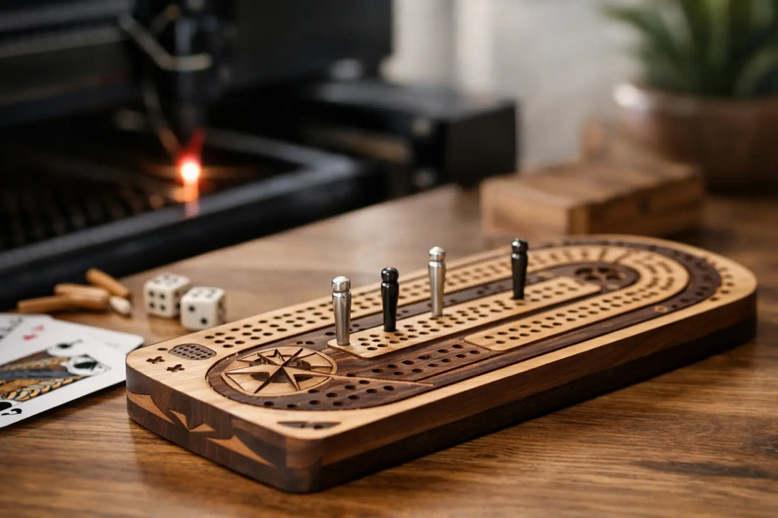 Why a Laser Cut Cribbage Board Stands Out