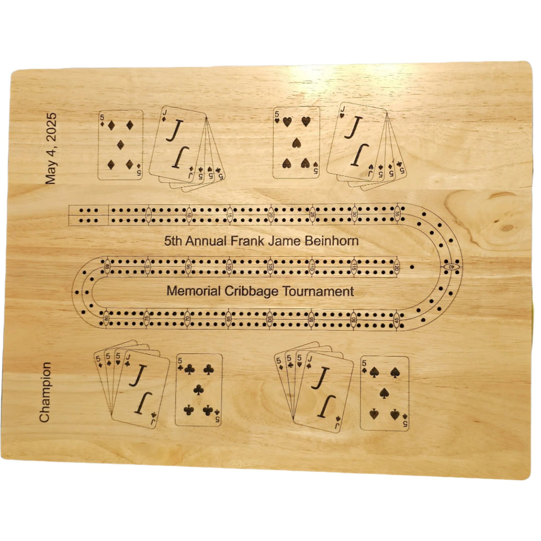 Why a Personalized Cribbage Board Wins