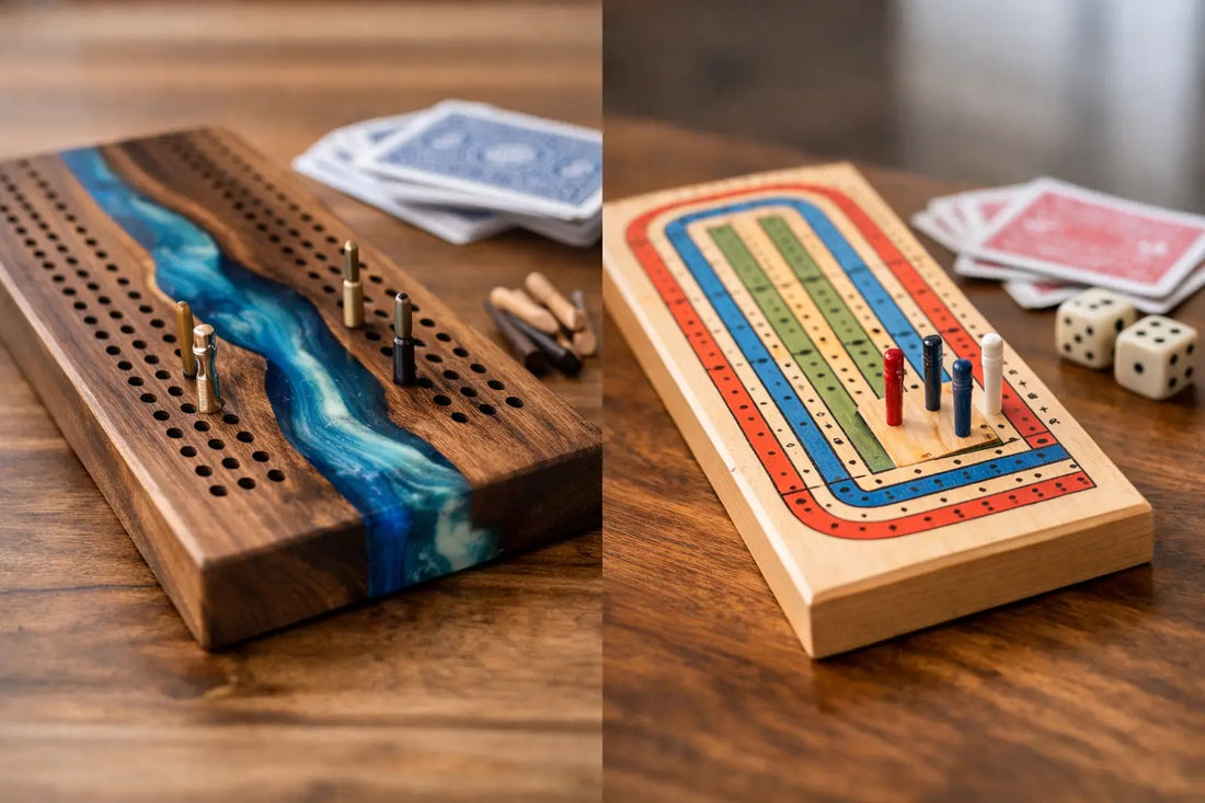 Custom vs Premade Cribbage Boards