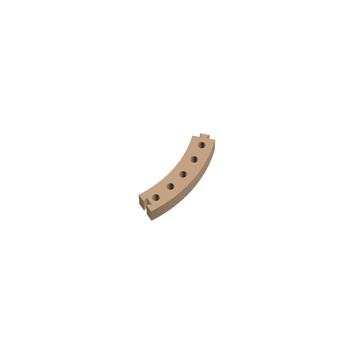 Circle 45° Cribbage Puzzle Piece