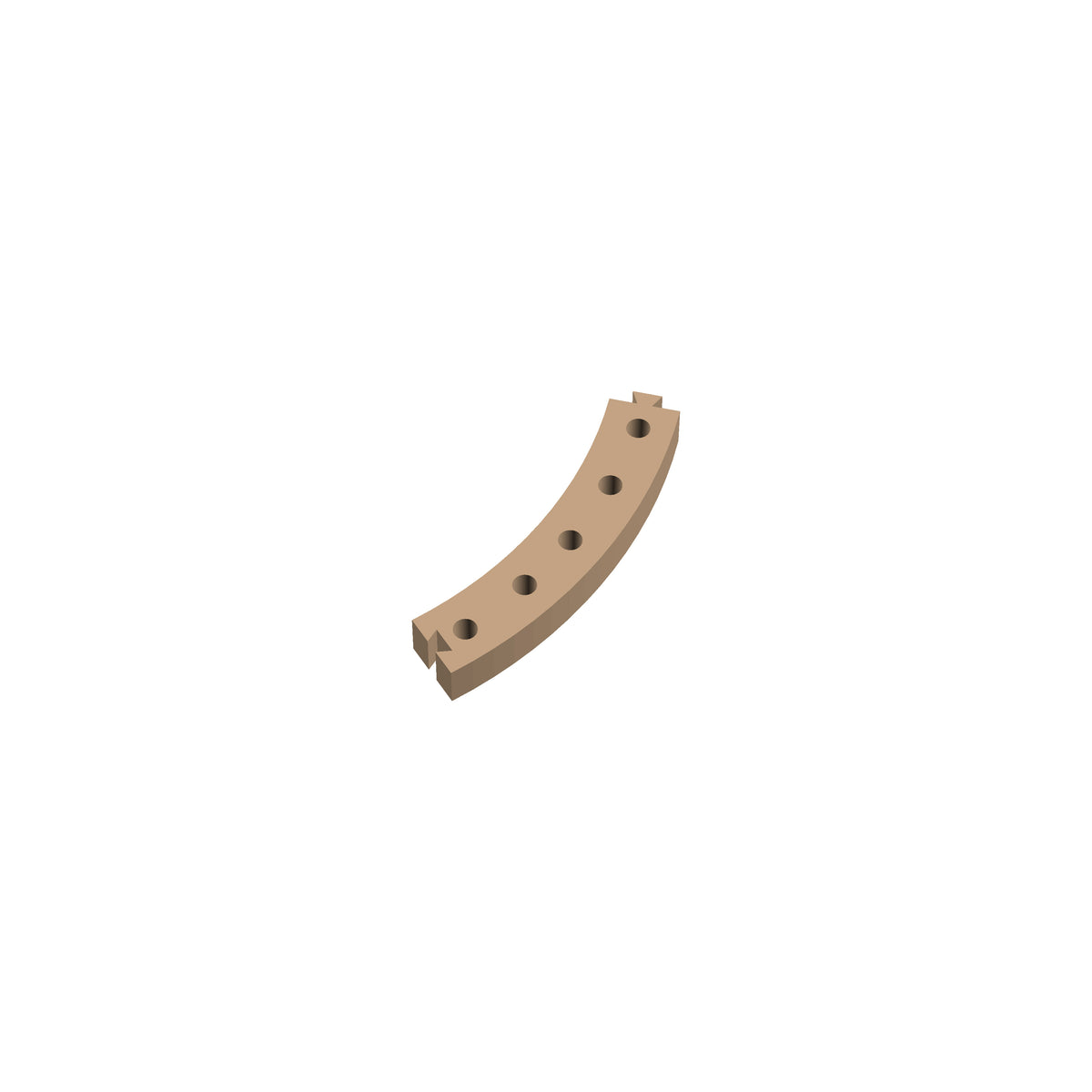 Circle 45° Cribbage Puzzle Piece