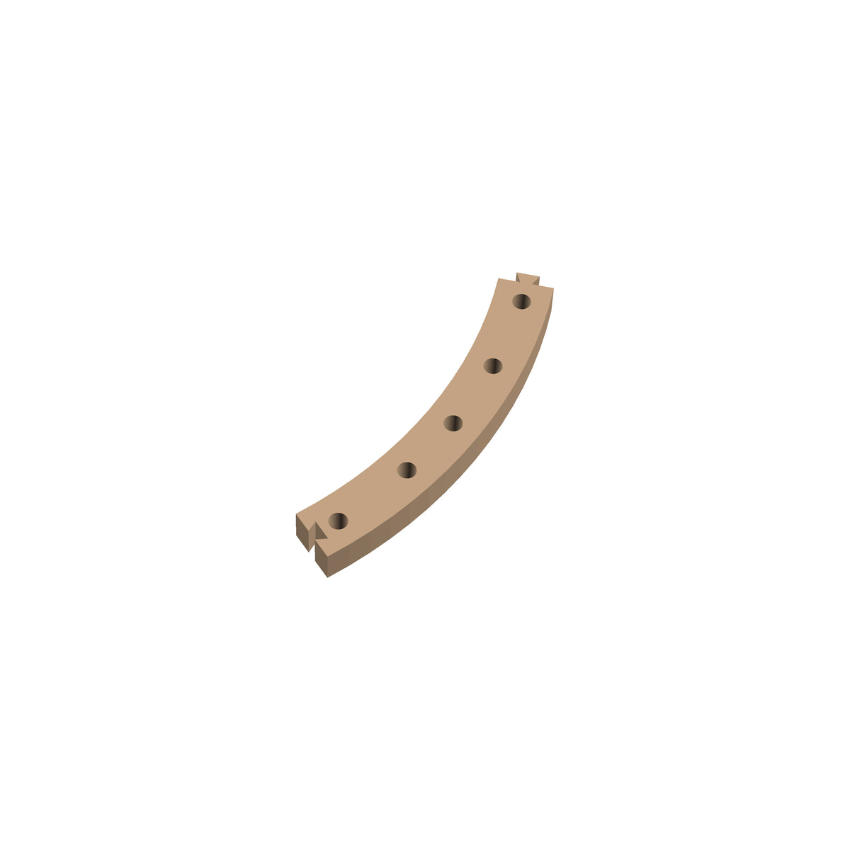 Circle 45° Cribbage Puzzle Piece