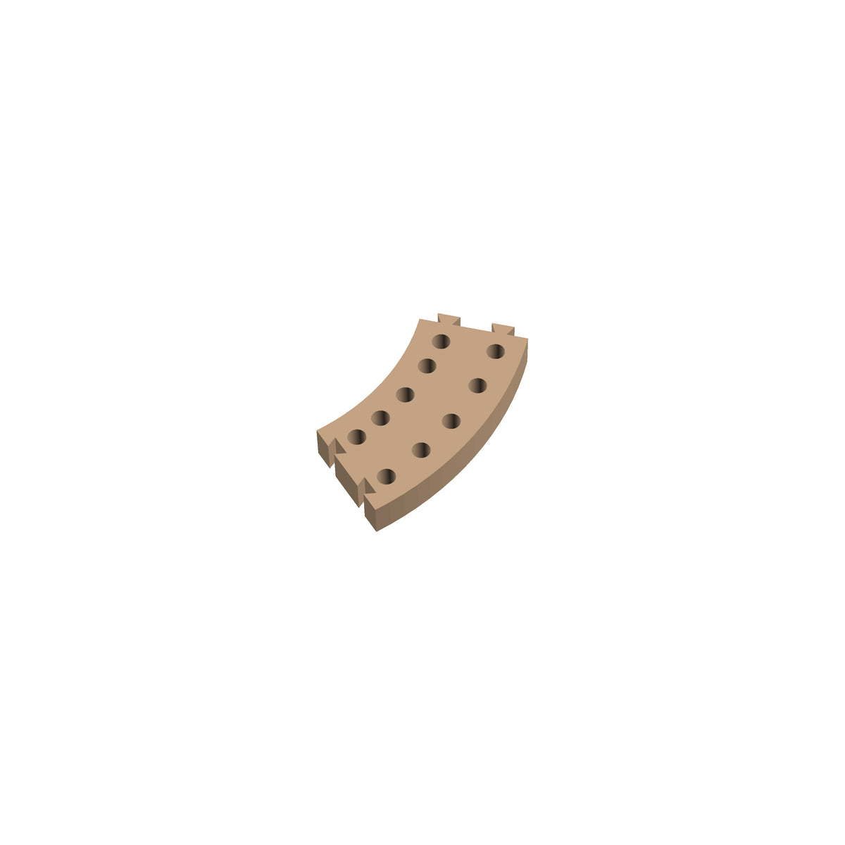 Circle 45° Cribbage Puzzle Piece