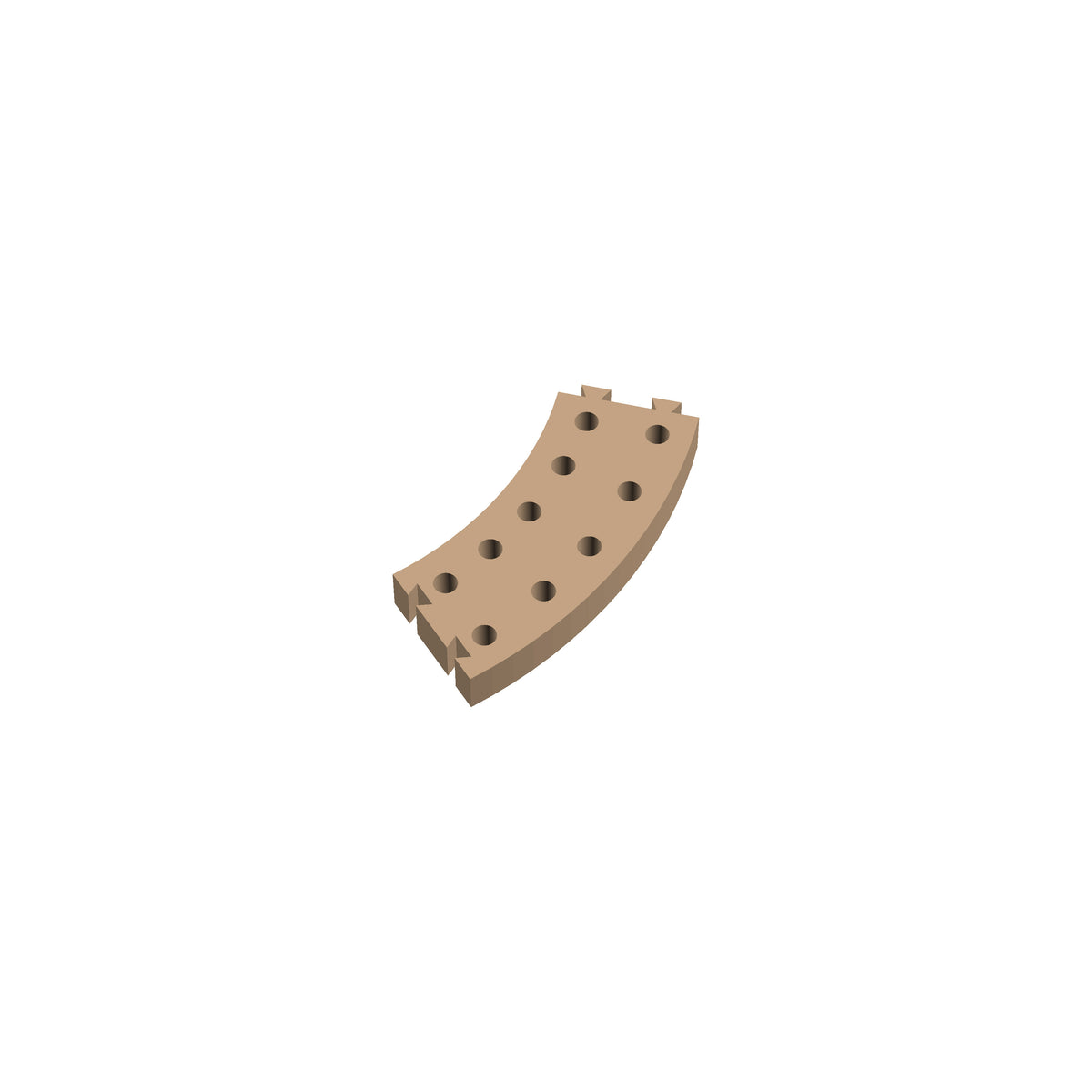 Circle 45° Cribbage Puzzle Piece