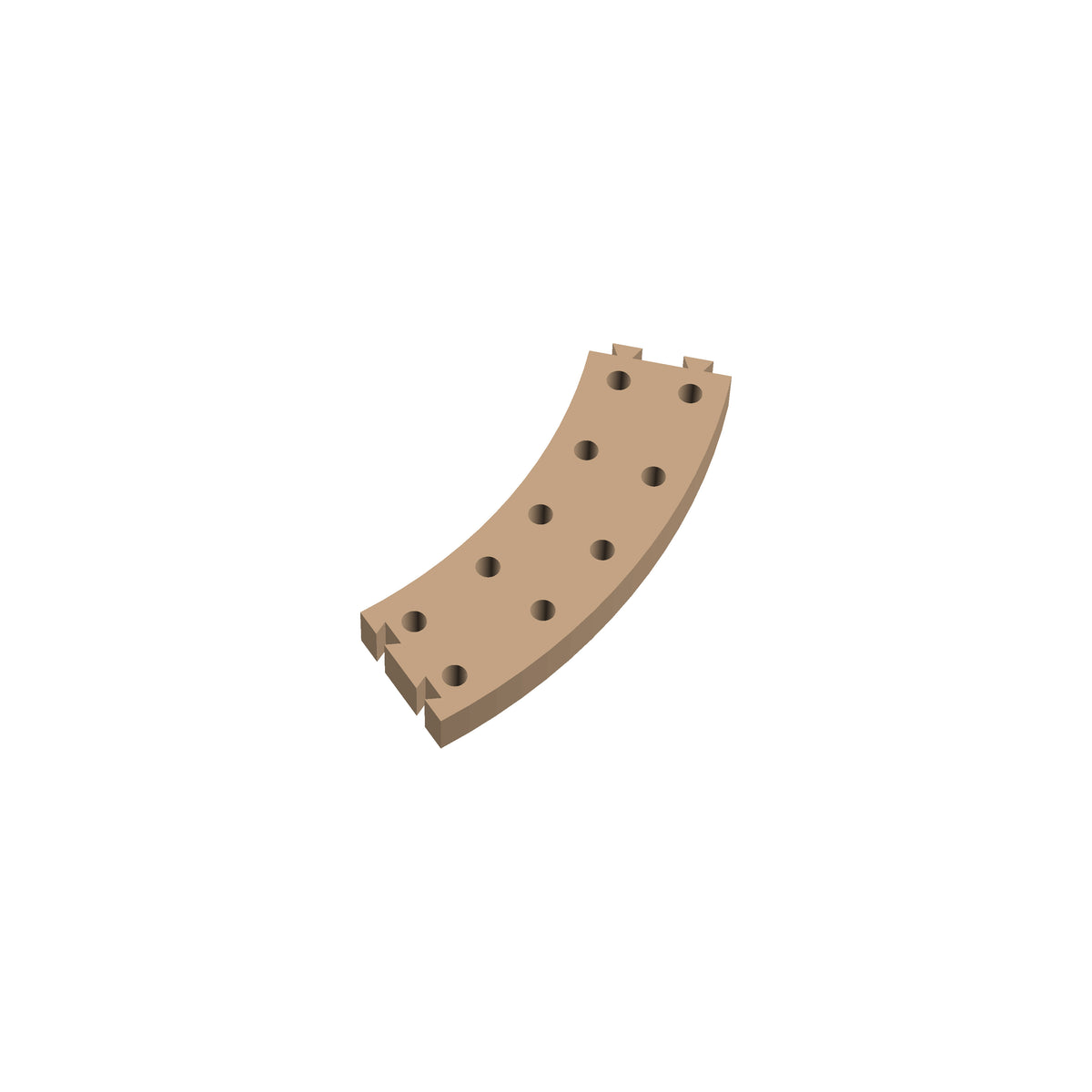 Circle 45° Cribbage Puzzle Piece