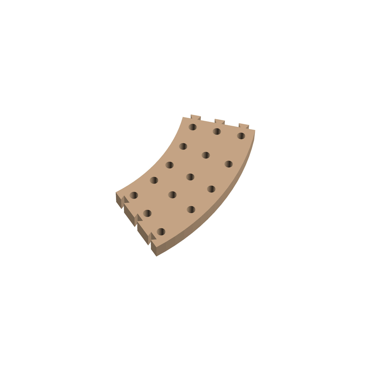 Circle 45° Cribbage Puzzle Piece