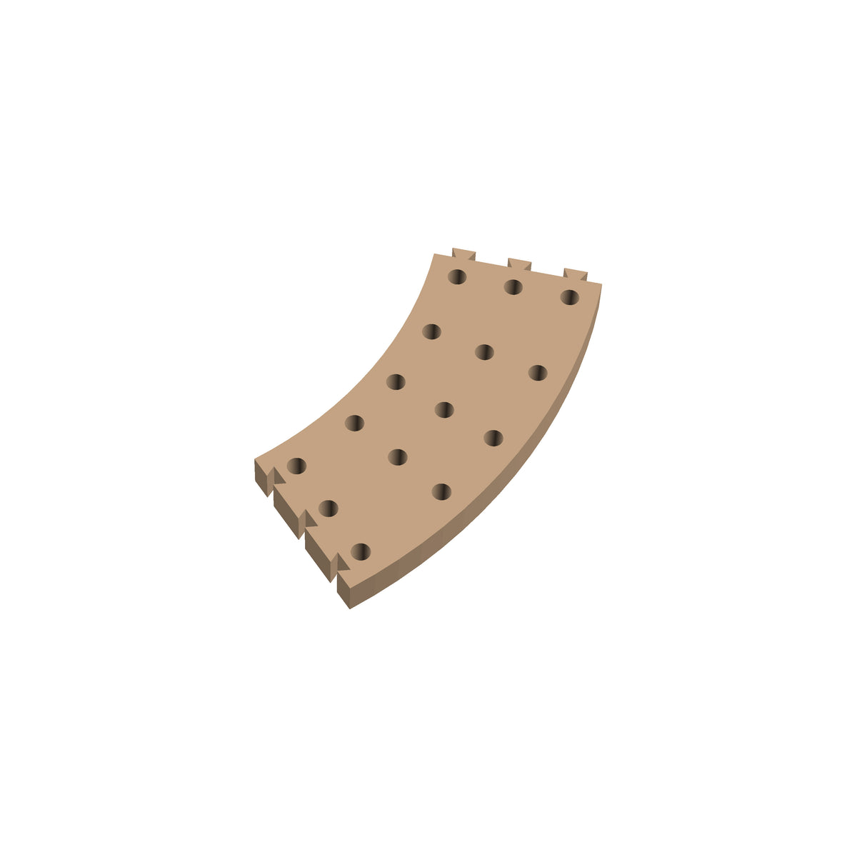Circle 45° Cribbage Puzzle Piece