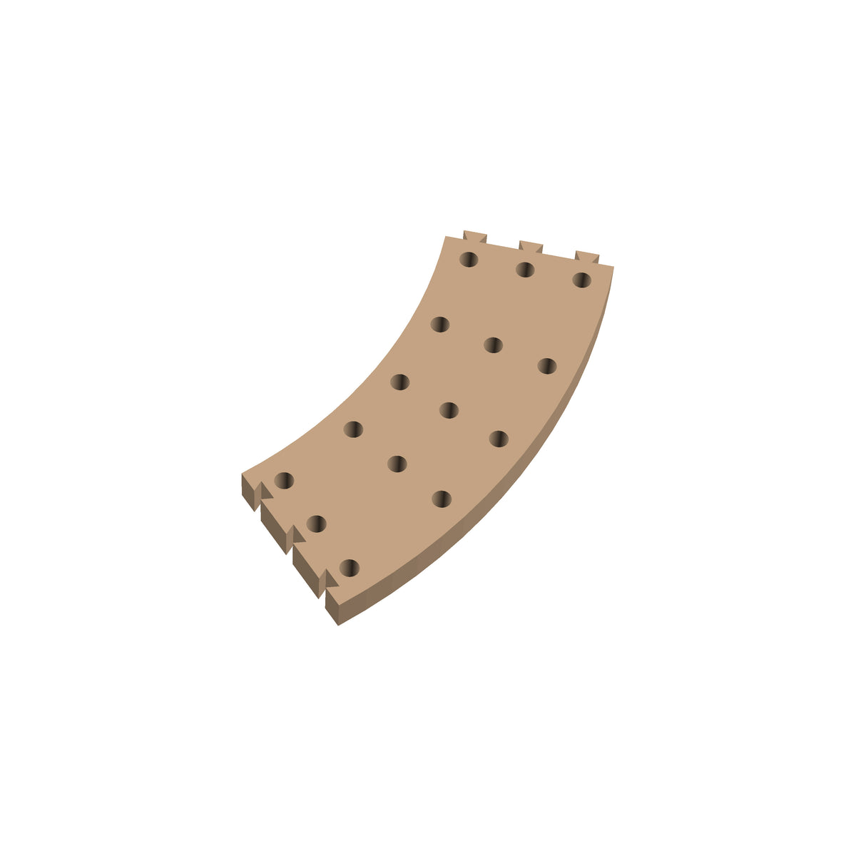 Circle 45° Cribbage Puzzle Piece