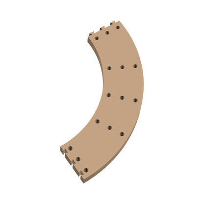 90 degree corner cribbage puzzle piece