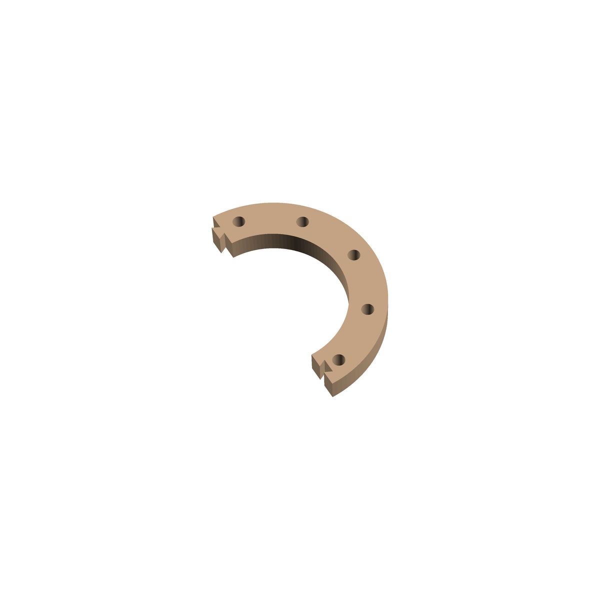 Circle 180° Cribbage Puzzle Piece