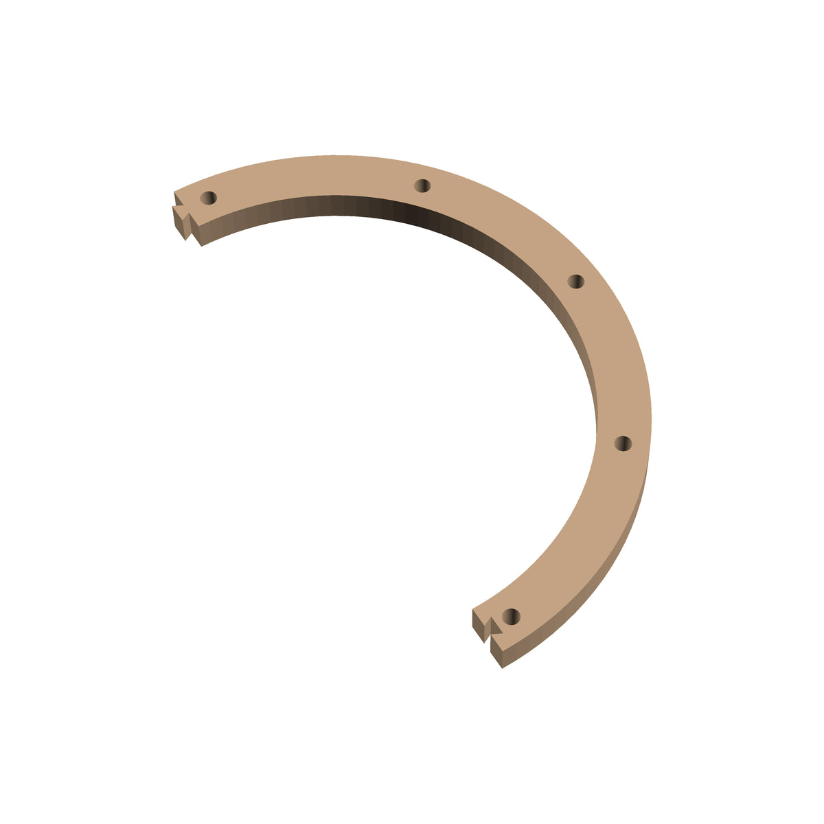 Circle 180° Cribbage Puzzle Piece