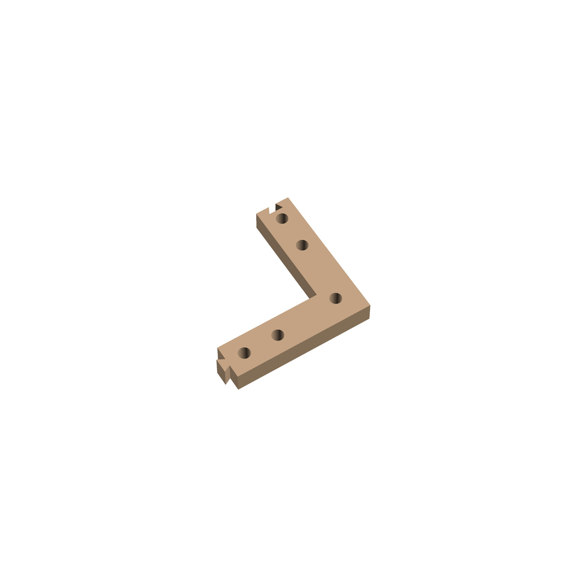Square Corner Cribbage Puzzle Piece