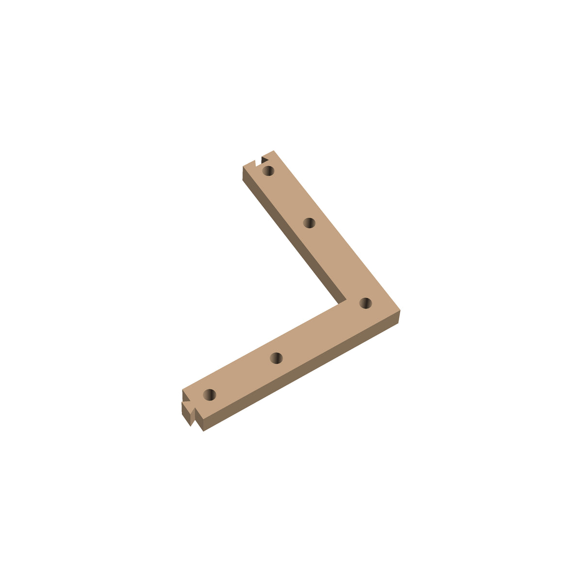 Square Corner Cribbage Puzzle Piece