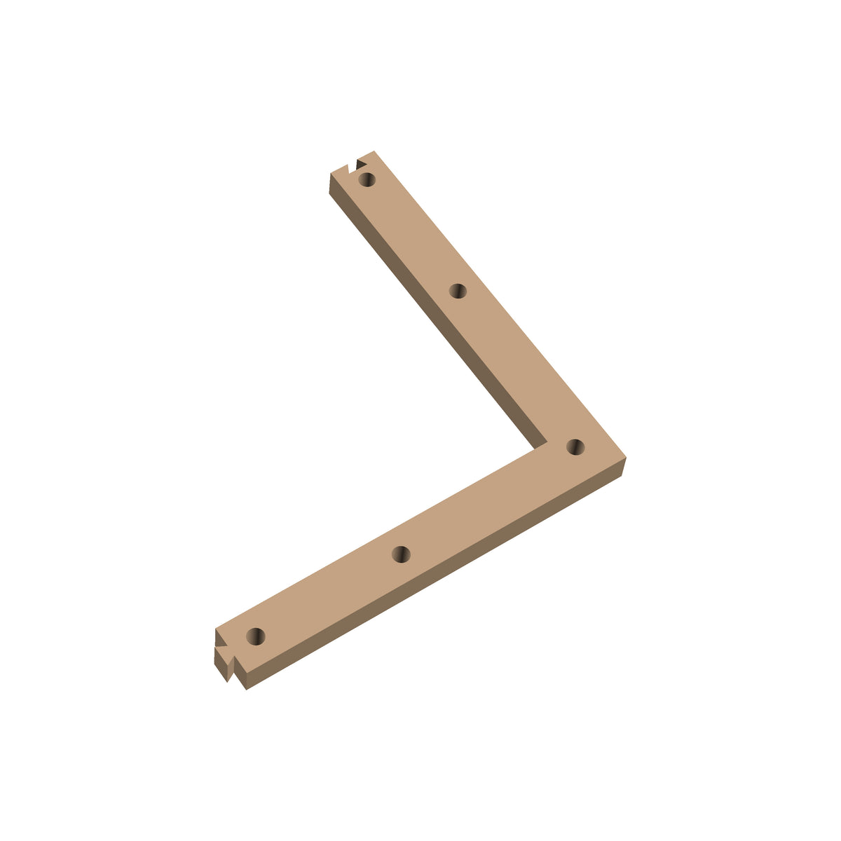 Square Corner Cribbage Puzzle Piece