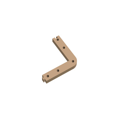 Square Corner Rounded Cribbage Puzzle Piece
