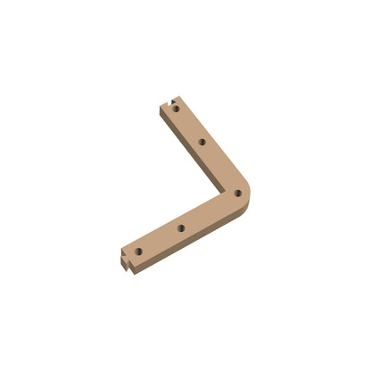 Square Corner Rounded Cribbage Puzzle Piece