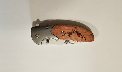 laser engraved knife