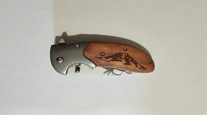 laser engraved knife