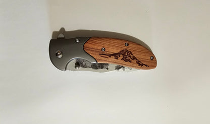 laser engraved knife