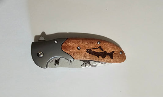 laser engraved knife