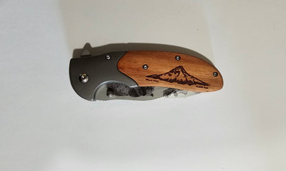 laser engraved knife