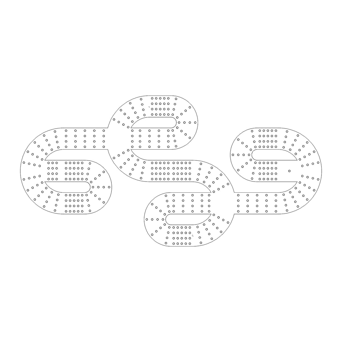 105 Cribbage Board Pattern / Template