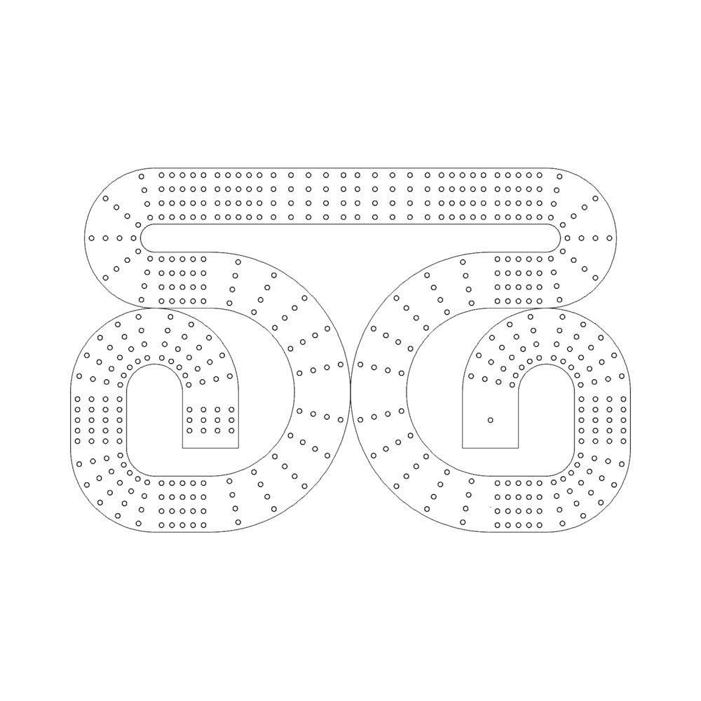 107 Cribbage Board Pattern / Template