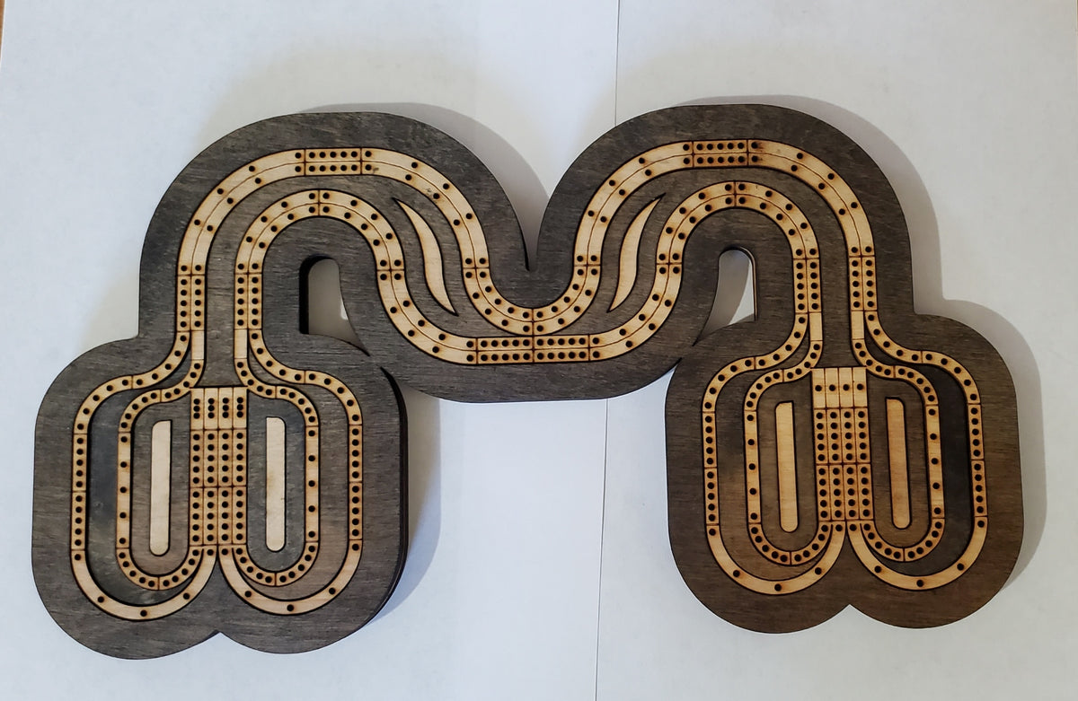 Travel Sized 4 Lane Cribbage Board - 3