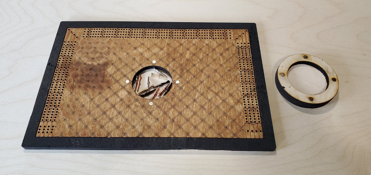 Personalized Soccer Cribbage Board
