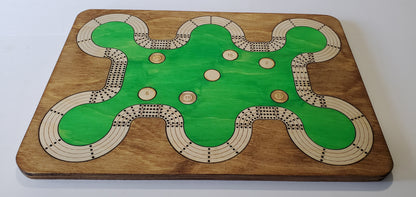 Pool Table Cribbage Board