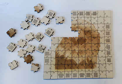 Cribbage Board Puzzle - Eagle