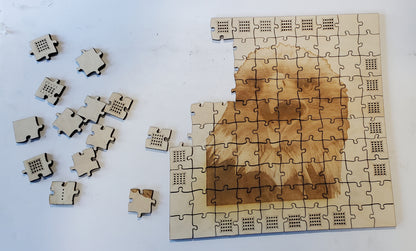 Cribbage Board Puzzle - Eagle
