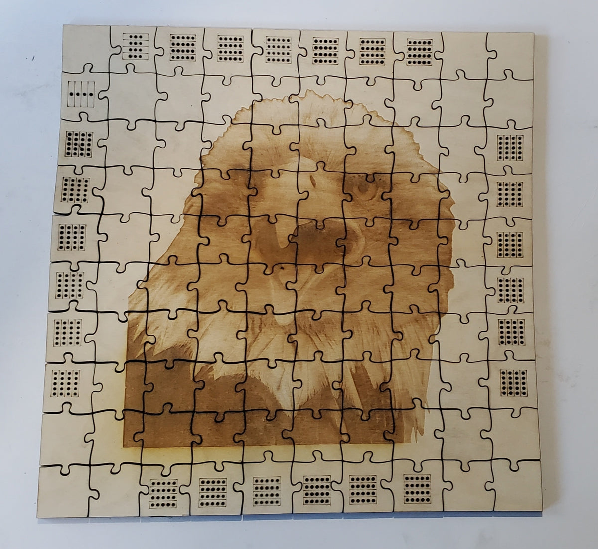 Cribbage Board Puzzle - Eagle