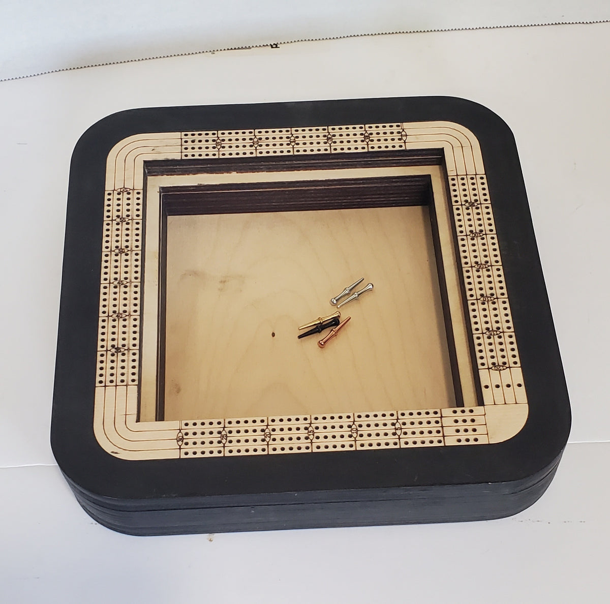 Shadow Box Cribbage Board