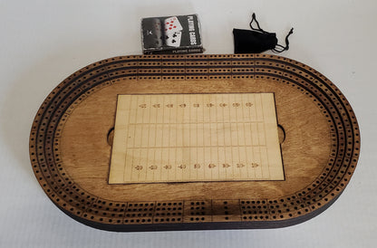 Multiple Sport Stadium Cribbage Board