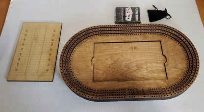 Multiple Sport Stadium Cribbage Board