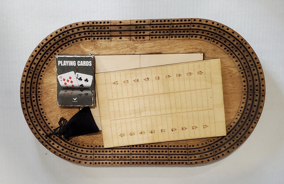 Multiple Sport Stadium Cribbage Board