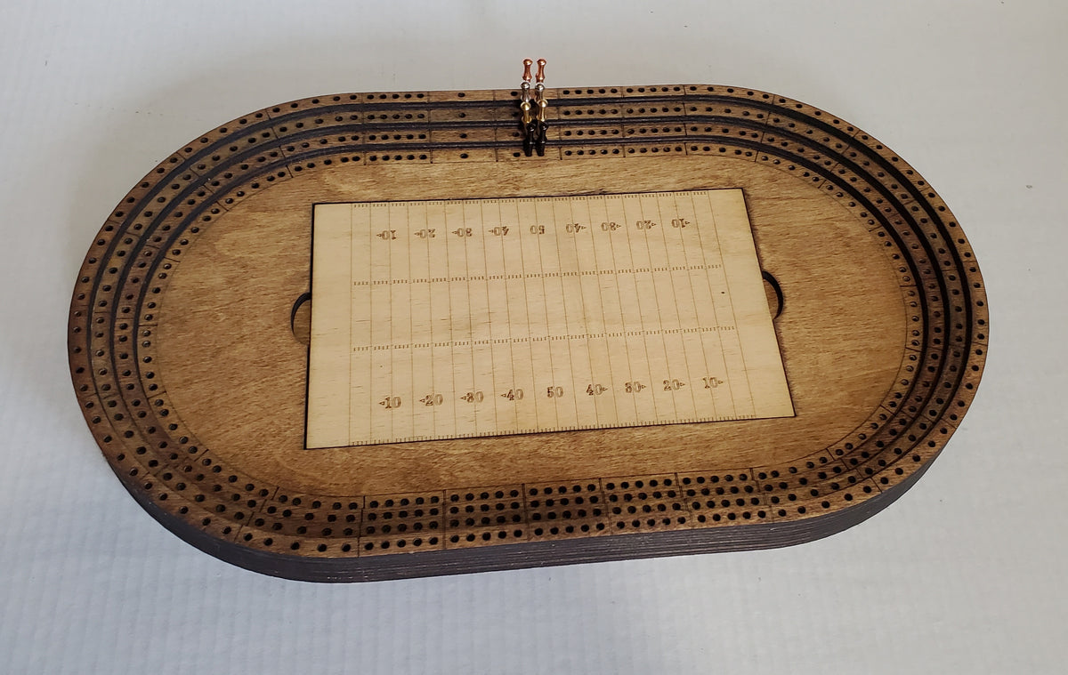 Multiple Sport Stadium Cribbage Board