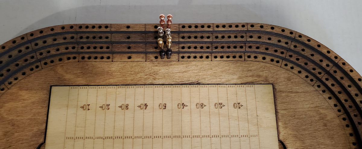 Multiple Sport Stadium Cribbage Board