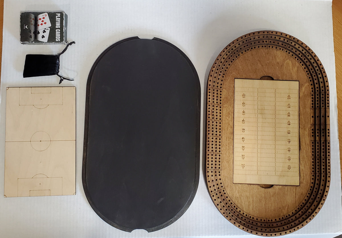Multiple Sport Stadium Cribbage Board