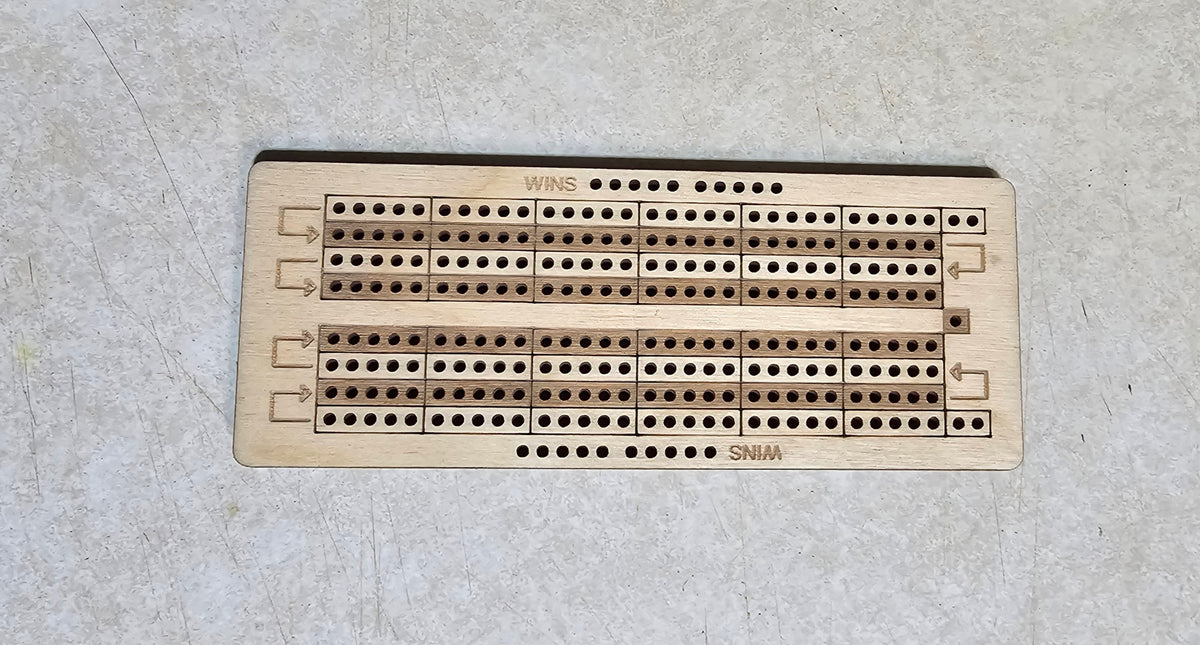 Cribbage Board Pocket Board