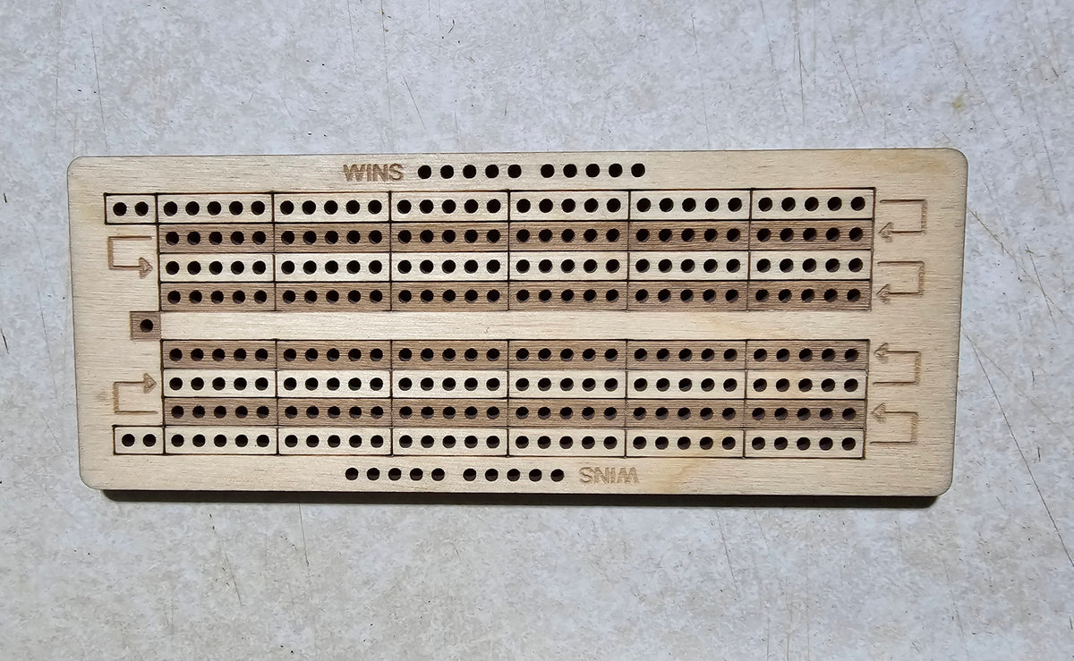 Cribbage Board Pocket Board