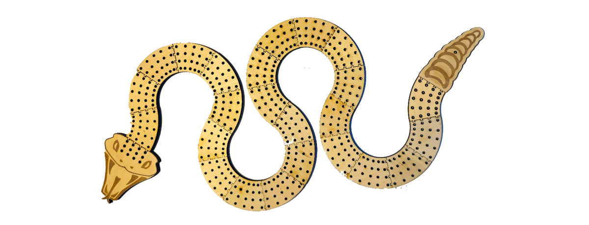 Cribbage Puzzle Pieces - Snake Kit