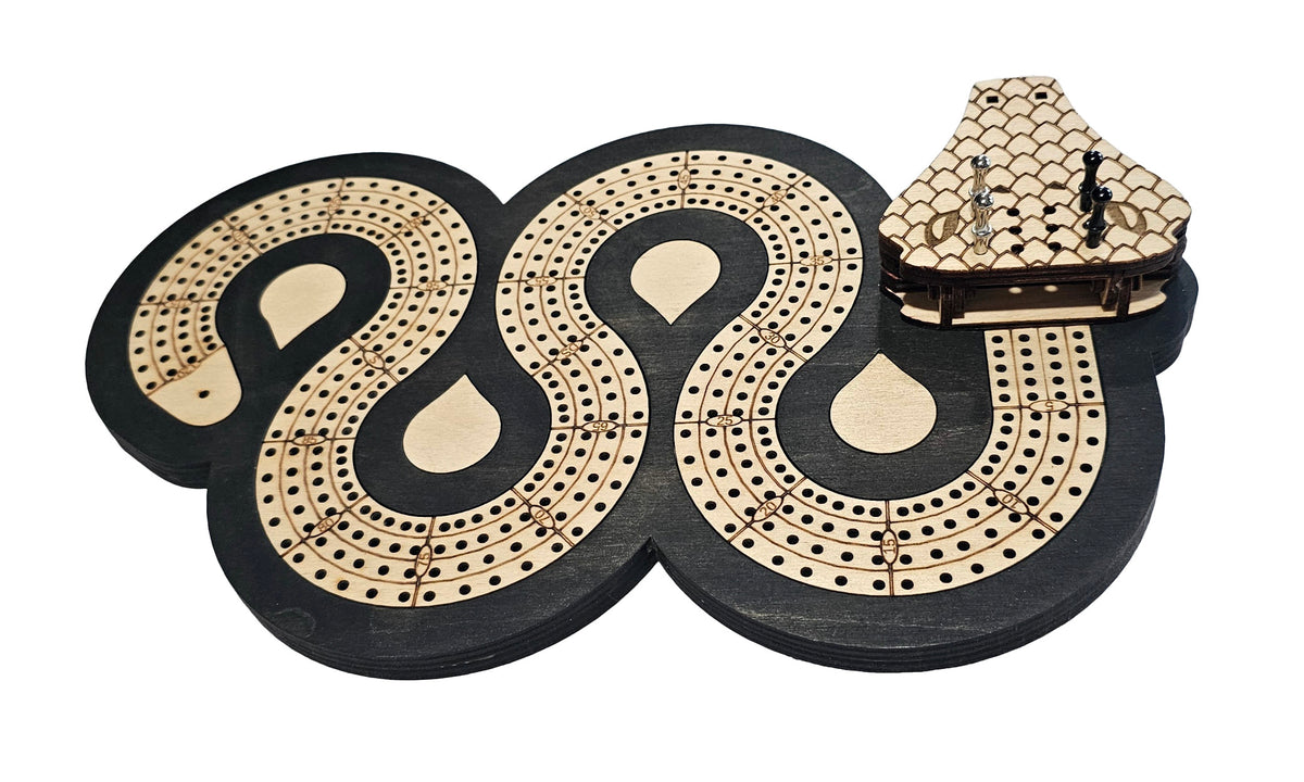 Snake Cribbage Board