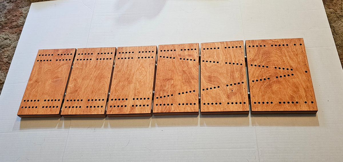 sectional cribbage board