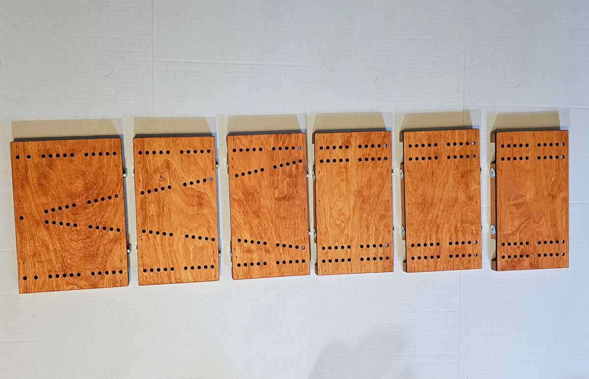 sectional cribbage board
