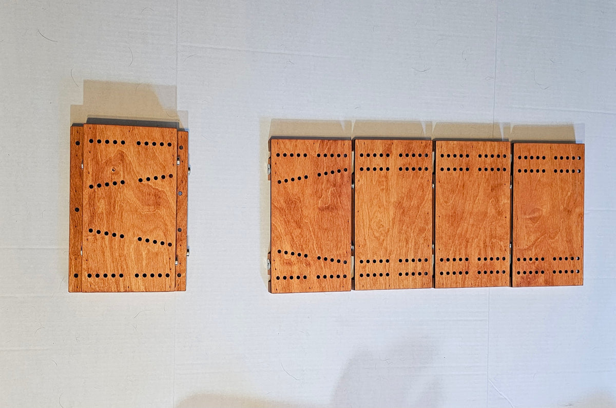 sectional cribbage board